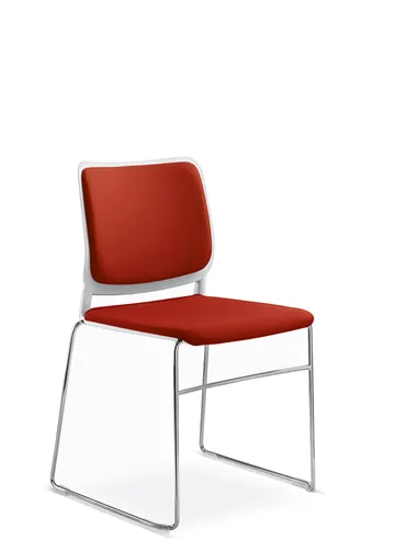 Кресло LD SEATING TIME 162-Q-N4 для посетителей, на полозьях