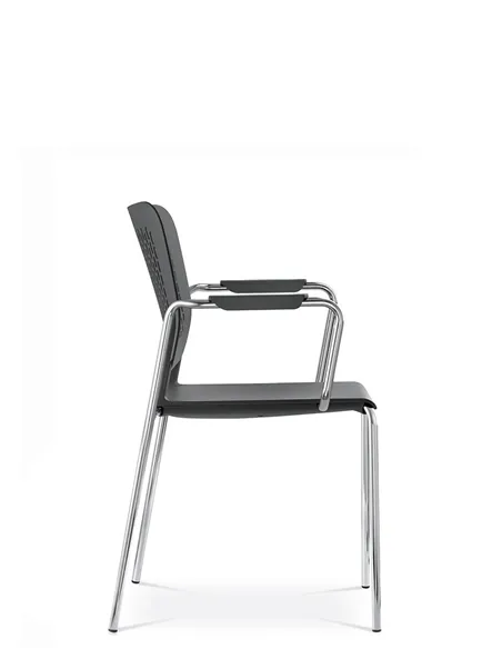 Кресло LD SEATING TIME 170-N4, BR для посетителей, на ножках