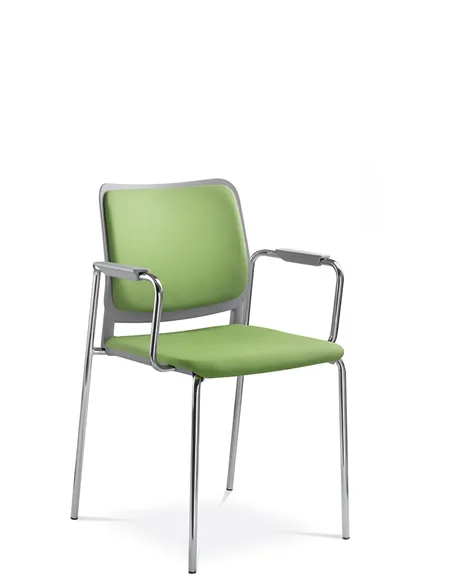 Кресло LD SEATING TIME 172-N4, BR для посетителей, на ножках