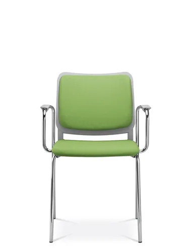 Кресло LD SEATING TIME 172-N4, BR для посетителей, на ножках