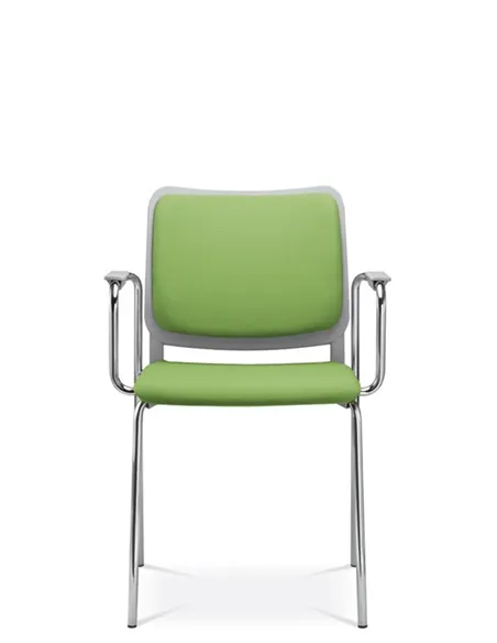 Кресло LD SEATING TIME 172-N4, BR для посетителей, на ножках