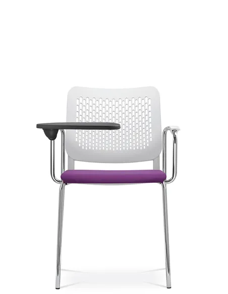 Кресло LD SEATING TIME 171-N4, BR+TP для аудиторий, с откидным  столиком