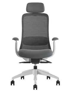 Крісло KRESLALUX BELLA WS HD LIGHT GREY, ергономічне, з підголівником 2