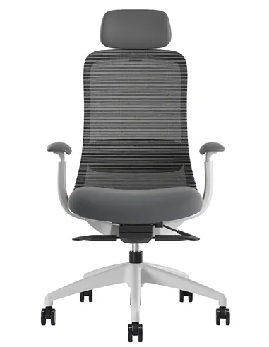 Крісло KRESLALUX BELLA WS HD LIGHT GREY, ергономічне, з підголівником