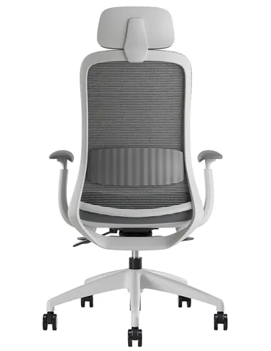 Крісло KRESLALUX BELLA WS HD LIGHT GREY, ергономічне, з підголівником