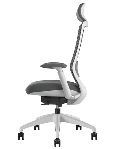 Крісло KRESLALUX BELLA WS HD LIGHT GREY, ергономічне, з підголівником