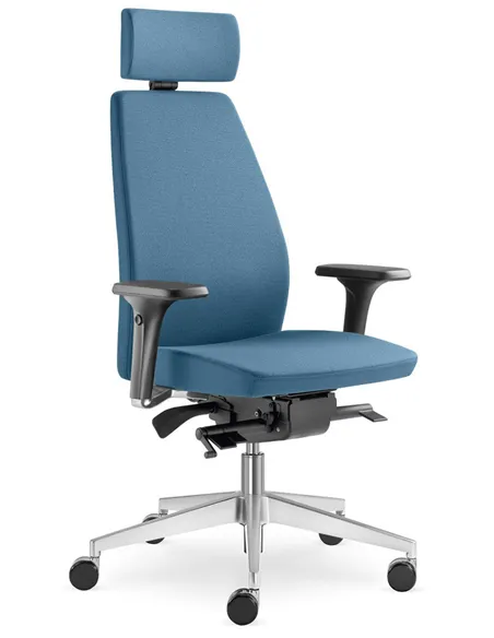 Кресло LD SEATING ALVA 330 SYS-N6, HO эргономичное, с высокой спинкой