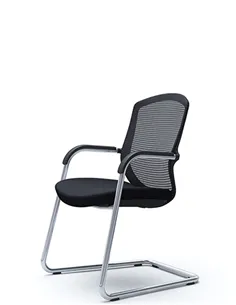 Крісло Okamura Contessa Guest chair Polished для відвідувачів, на полозах