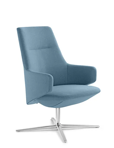 Кресло LD SEATING MELODY LOUNGE ML-L, N6 тканевое, со средней спинкой