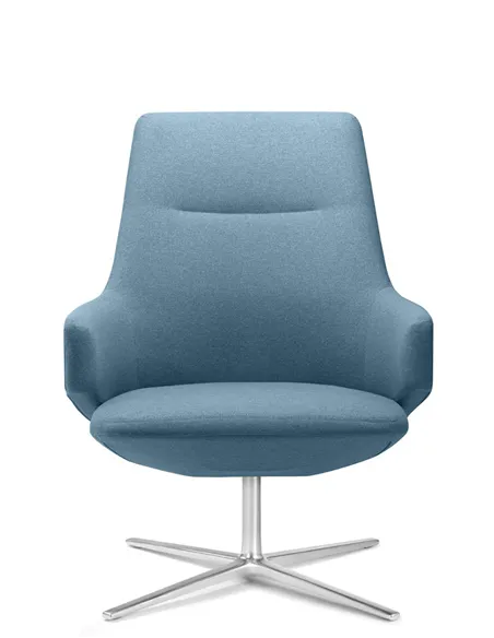 Кресло LD SEATING MELODY LOUNGE ML-L, N6 тканевое, со средней спинкой