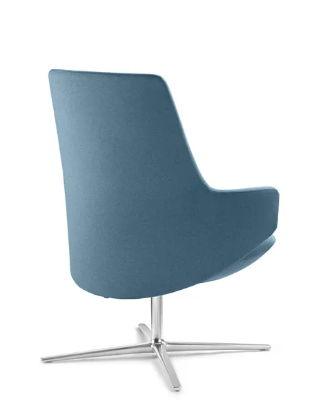 Кресло LD SEATING MELODY LOUNGE ML-L, N6 тканевое, со средней спинкой