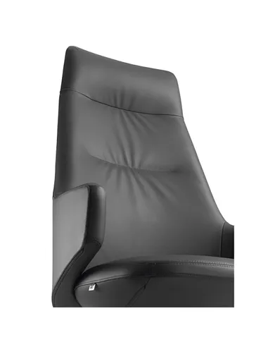 Крісло LD SEATING MELODY LOUNGE ML-XL-FR, FW шкіряне, з високою спинкою