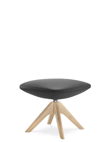 Крісло LD SEATING MELODY LOUNGE ML-XL-FR, FW шкіряне, з високою спинкою