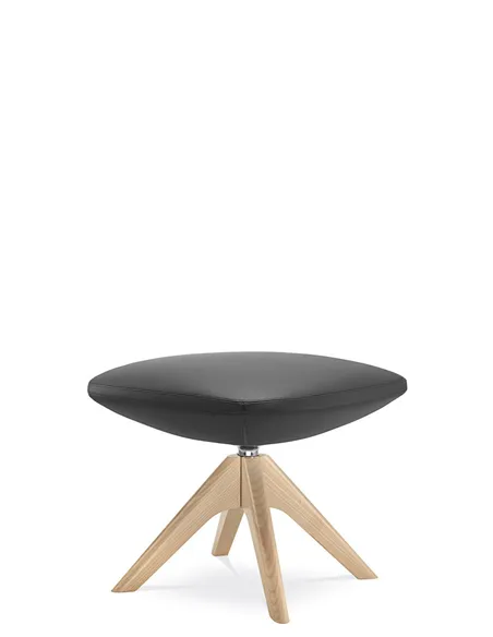Крісло LD SEATING MELODY LOUNGE ML-XL-FR, FW шкіряне, з високою спинкою