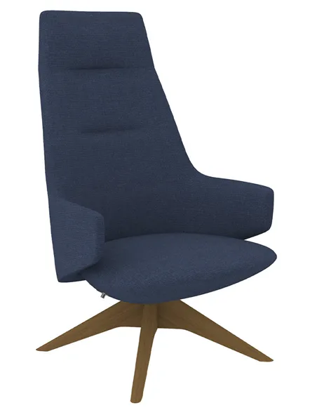 Кресло LD SEATING MELODY LOUNGE ML-XL-FR, FW тканевое, с высокой спинкой