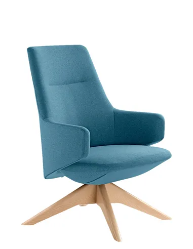 Кресло LD SEATING MELODY LOUNGE ML-L, FW тканевое, со средней спинкой