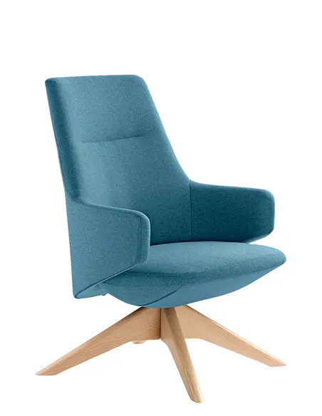Кресло LD SEATING MELODY LOUNGE ML-L, FW тканевое, со средней спинкой