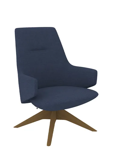 Кресло LD SEATING MELODY LOUNGE ML-L, FW тканевое, со средней спинкой