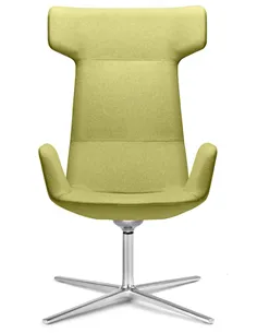 Крісло LD SEATING FLEXI LOUNGE FL-XL-BR-RA, N6 тканинне, з високою спинкою 2