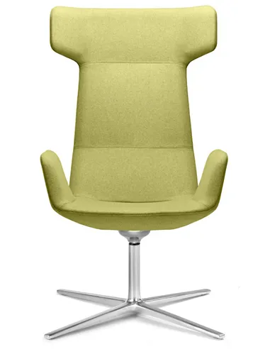 Кресло LD SEATING FLEXI LOUNGE FL-XL-BR-RA, N6 тканевое, с высокой спинкой