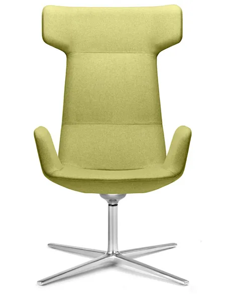 Кресло LD SEATING FLEXI LOUNGE FL-XL-BR-RA, N6 тканевое, с высокой спинкой