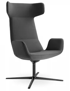 Крісло LD SEATING FLEXI LOUNGE FL-XL-BR-RA, N1 тканинне, з високою спинкою
