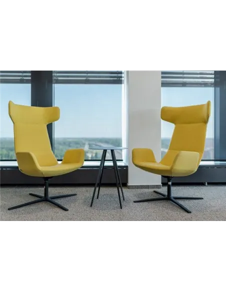 Крісло LD SEATING FLEXI LOUNGE FL-XL-BR-RA, N1 тканинне, з високою спинкою