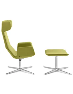 Крісло LD SEATING FLEXI LOUNGE FL-XL-BR, N0 тканинне, з високою спинкою 2