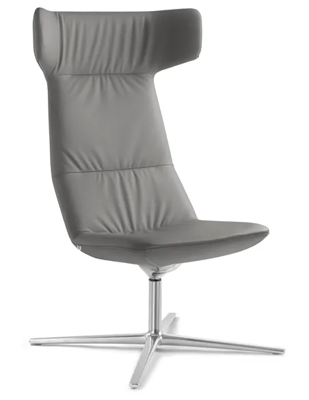 Крісло LD SEATING FLEXI LOUNGE FL-XL, N6 тканинне, з високою спинкою