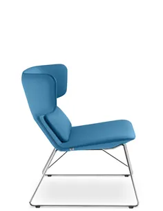 Крісло LD SEATING FLEXI LOUNGE FL-LQ-N4 для відвідувачів, на полозах 2