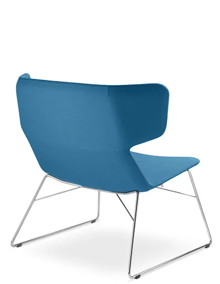 Крісло LD SEATING FLEXI LOUNGE FL-LQ-N4 для відвідувачів, на полозах