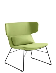 Крісло LD SEATING FLEXI LOUNGE FL-LQ-N1 для відвідувачів, на полозах