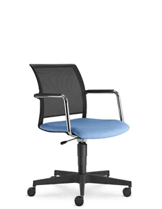 Крісло LD SEATING LOOK 274, F41-BL для відвідувачів