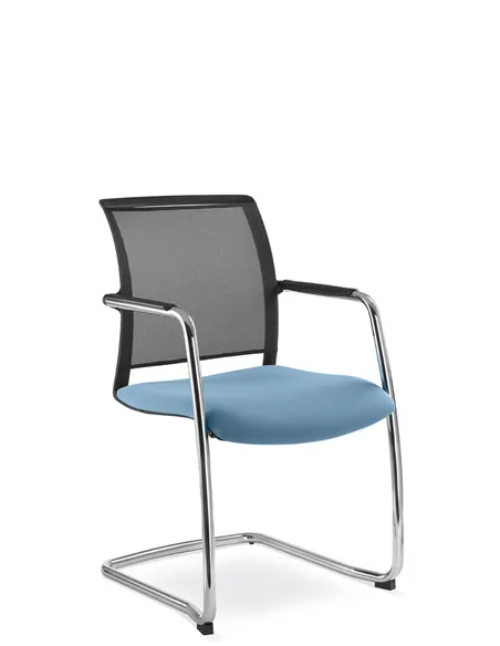 Крісло LD SEATING LOOK 272-Z для відвідувачів, на полозах