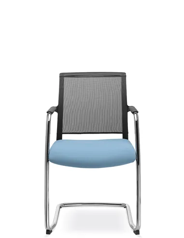Крісло LD SEATING LOOK 272-Z для відвідувачів, на полозах
