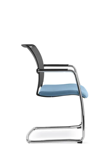 Крісло LD SEATING LOOK 272-Z для відвідувачів, на полозах