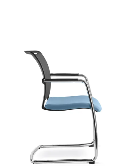 Крісло LD SEATING LOOK 272-Z для відвідувачів, на полозах