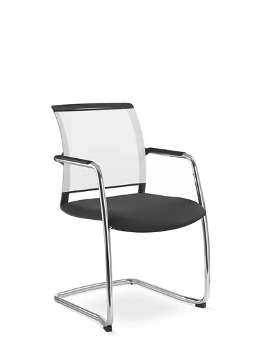 Крісло LD SEATING LOOK 272-Z для відвідувачів, на полозах