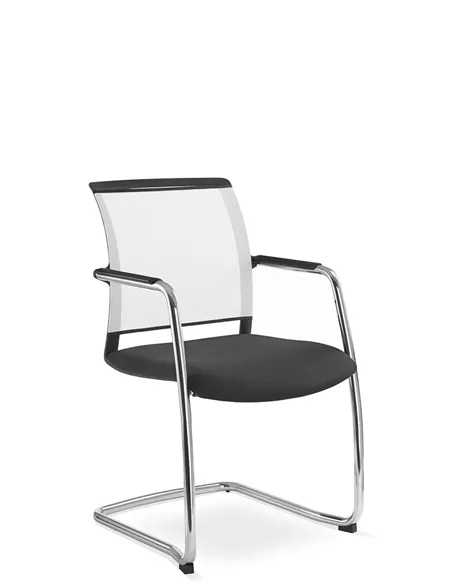 Крісло LD SEATING LOOK 272-Z для відвідувачів, на полозах