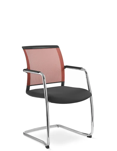 Крісло LD SEATING LOOK 272-Z для відвідувачів, на полозах