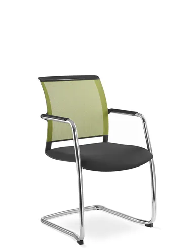 Крісло LD SEATING LOOK 272-Z для відвідувачів, на полозах
