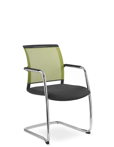 Крісло LD SEATING LOOK 272-Z для відвідувачів, на полозах