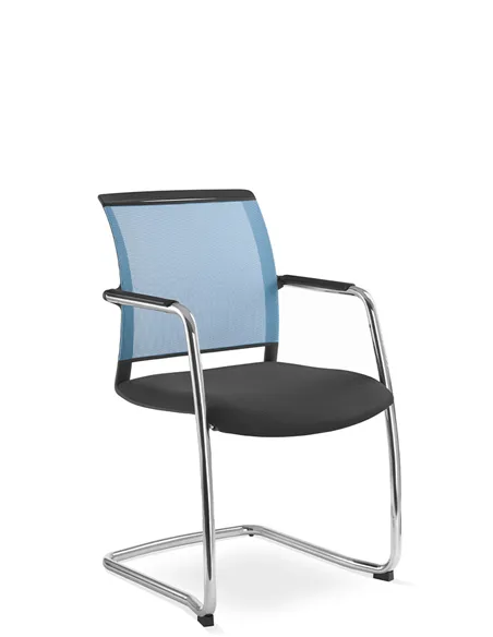 Крісло LD SEATING LOOK 272-Z для відвідувачів, на полозах