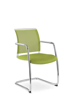 Кресло LD SEATING LOOK 273-Z для посетителей, на полозьях
