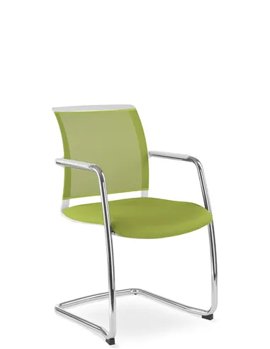 Кресло LD SEATING LOOK 273-Z для посетителей, на полозьях