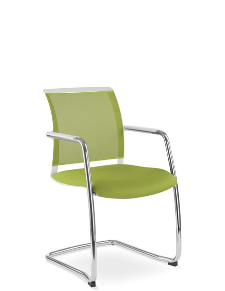 Кресло LD SEATING LOOK 273-Z для посетителей, на полозьях