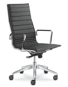 Кресло LD SEATING FLY 710 для руководителя, кожаное