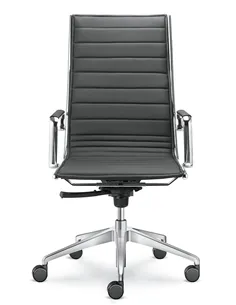 Кресло LD SEATING FLY 710 для руководителя, кожаное 2