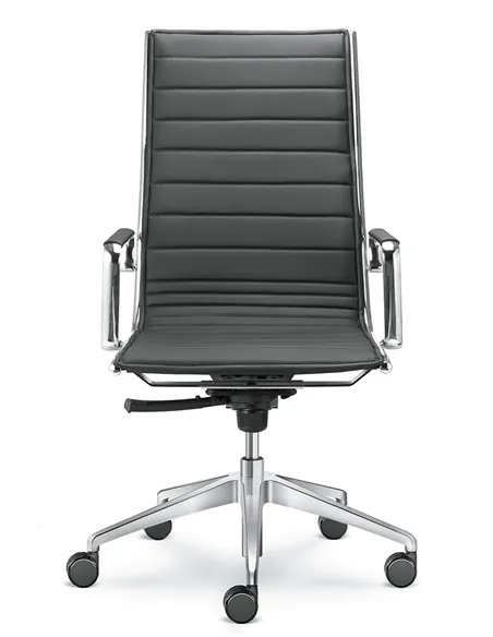 Кресло LD SEATING FLY 710 для руководителя, кожаное