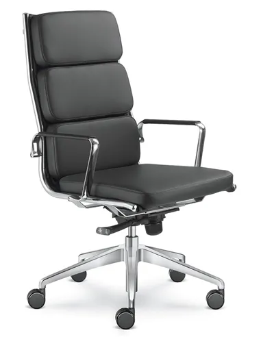 Кресло LD SEATING FLY 700 для руководителя, кожаное